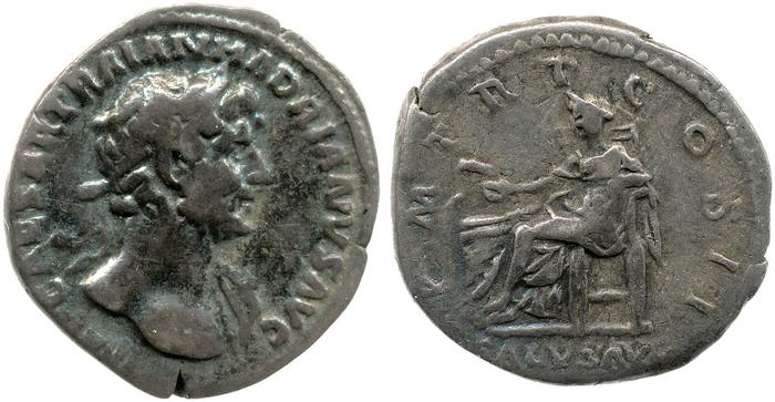 RIC II, Part 3 (second edition) Hadrian 138, реверс, bm