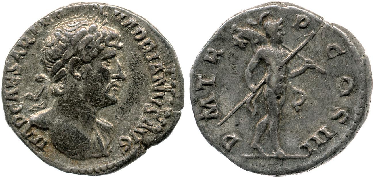 аверс RIC II, Part 3 (second edition) Hadrian 321