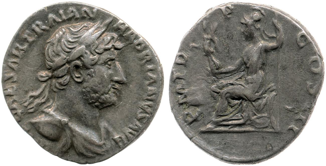 RIC II, Part 3 (second edition) Hadrian 544, аверс, bm