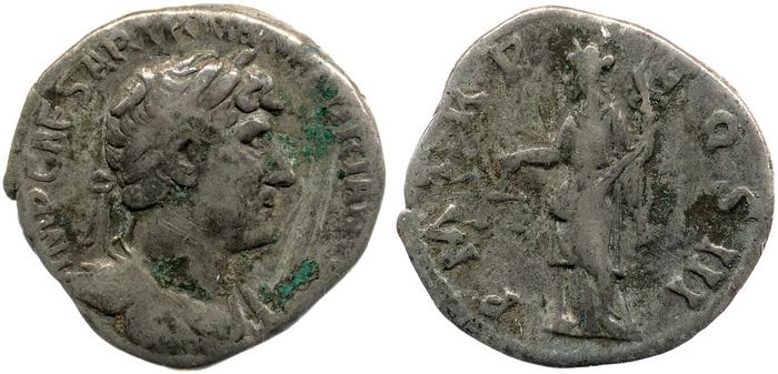 RIC II, Part 3 (second edition) Hadrian 389, реверс, bm
