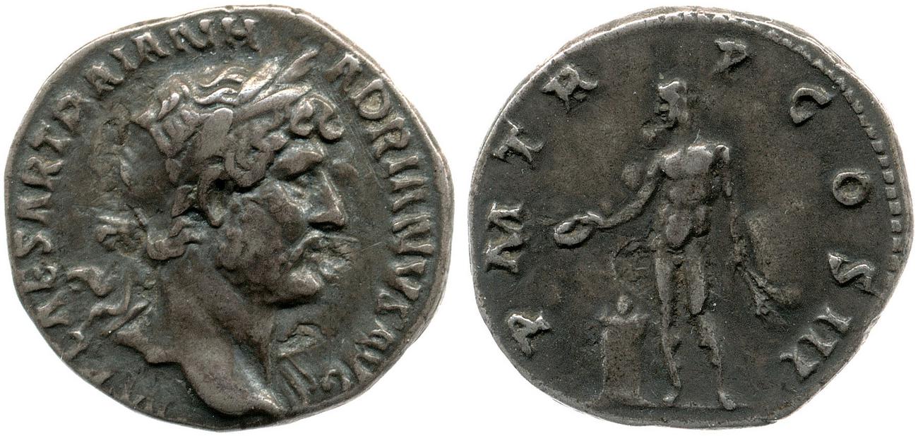 аверс RIC II, Part 3 (second edition) Hadrian 355