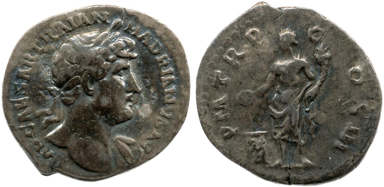 аверс RIC II, Part 3 (second edition) Hadrian 533