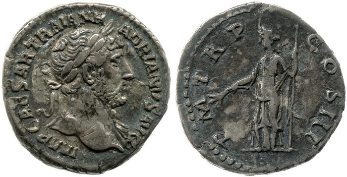 RIC II, Part 3 (second edition) Hadrian 223, реверс, bm