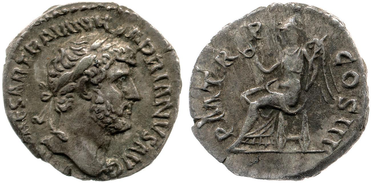 аверс RIC II, Part 3 (second edition) Hadrian 337