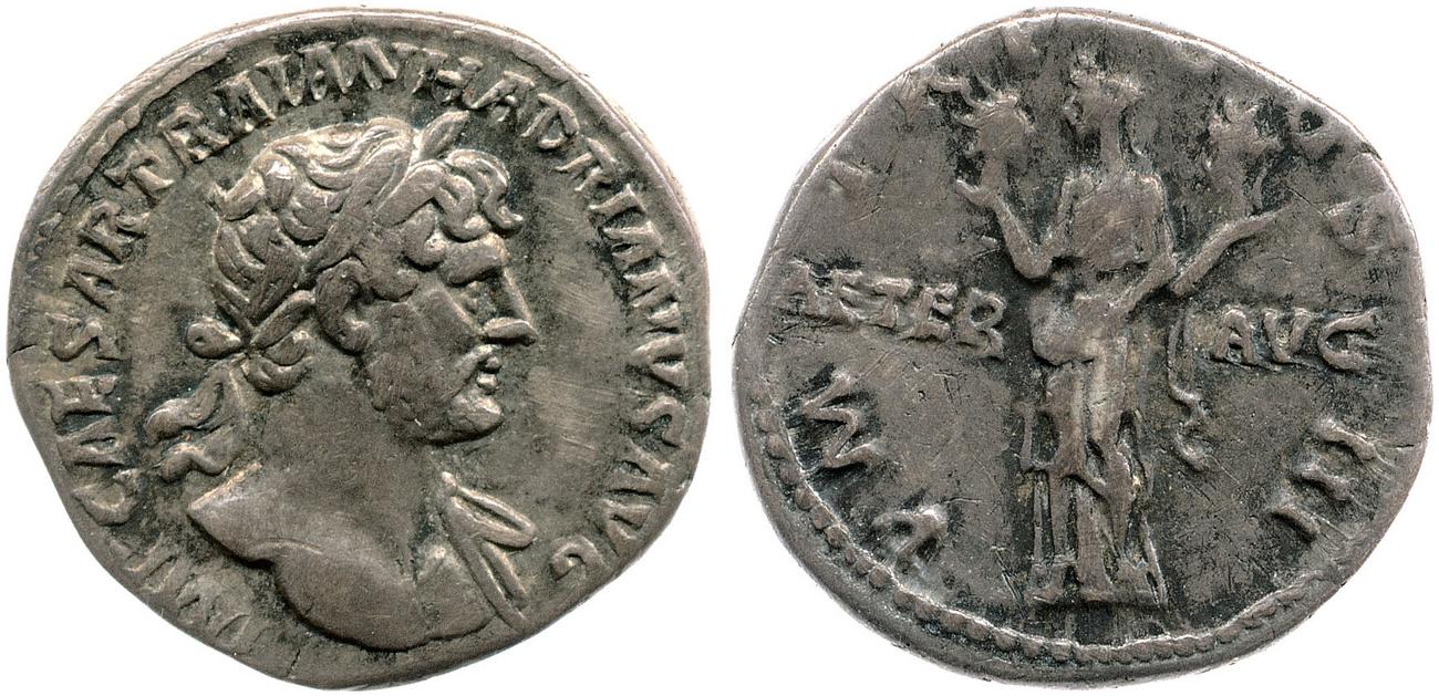 RIC II, Part 3 (second edition) Hadrian 202, аверс, bm