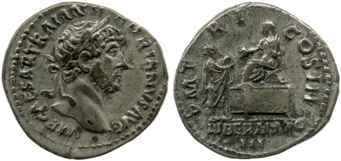 RIC II, Part 3 (second edition) Hadrian 308, аверс, bm