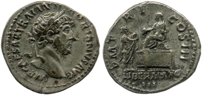 RIC II, Part 3 (second edition) Hadrian 308, реверс, bm