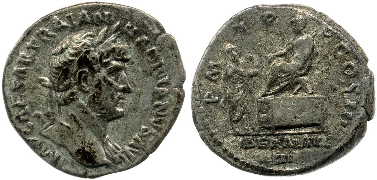 RIC II, Part 3 (second edition) Hadrian 308, аверс, bm