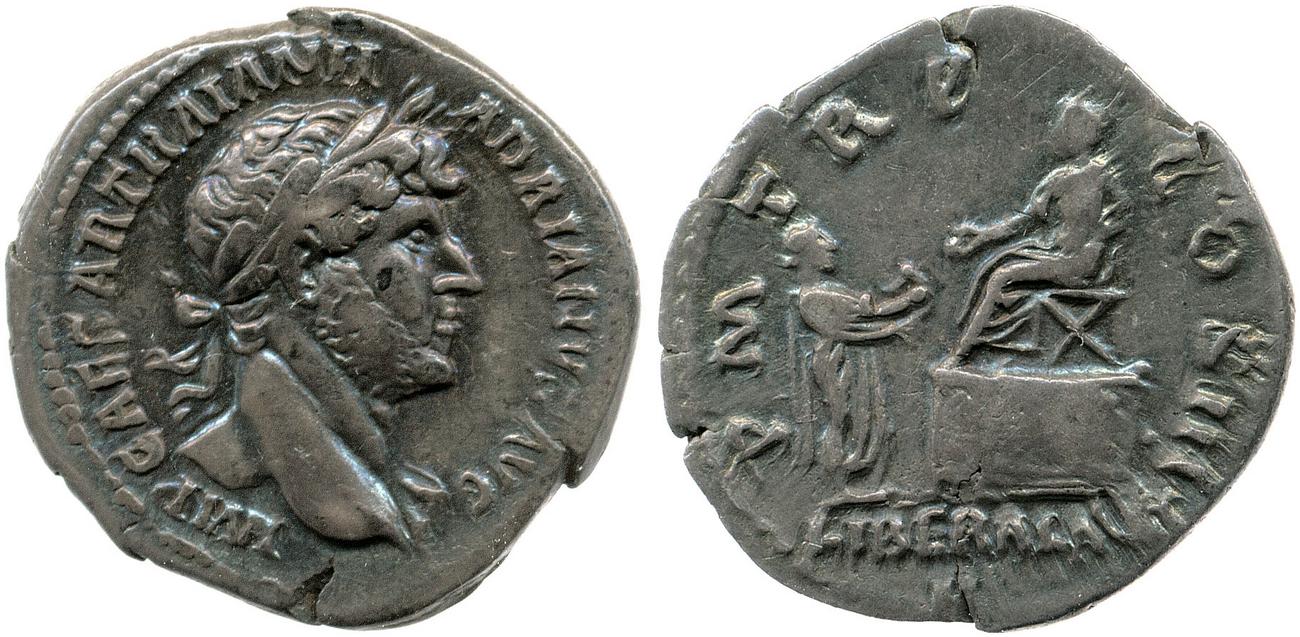 RIC II, Part 3 (second edition) Hadrian 308, аверс, bm