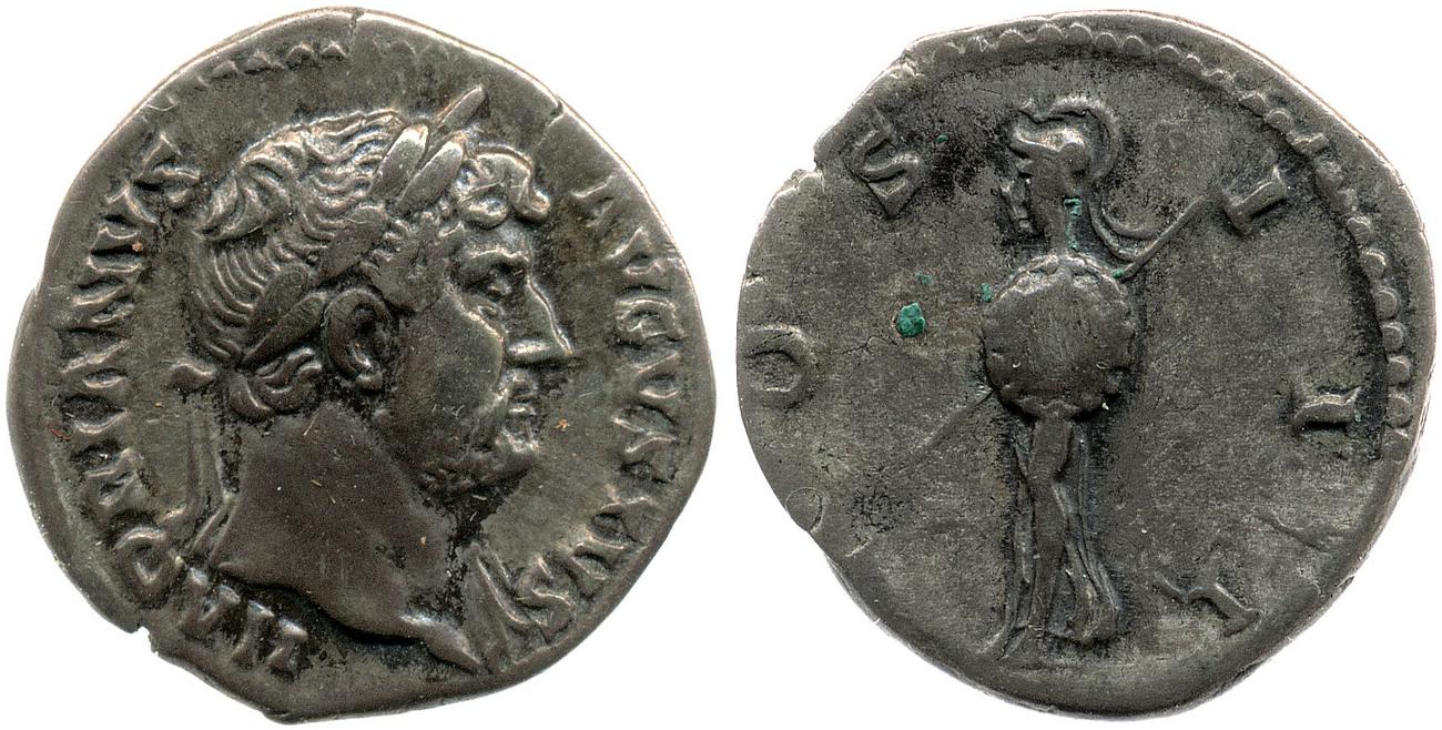 RIC II, Part 3 (second edition) Hadrian 787, аверс, bm