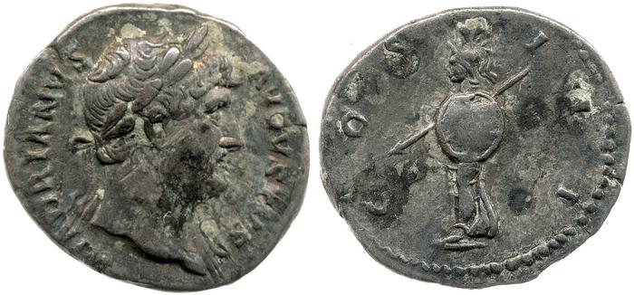 RIC II, Part 3 (second edition) Hadrian 787, реверс, bm