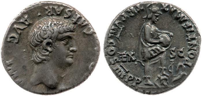 RIC I (second edition) Nero 34, реверс, bm