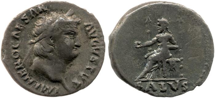 RIC I (second edition) Nero 67, реверс, bm