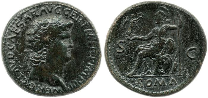 RIC I (second edition) Nero 279, реверс, bm