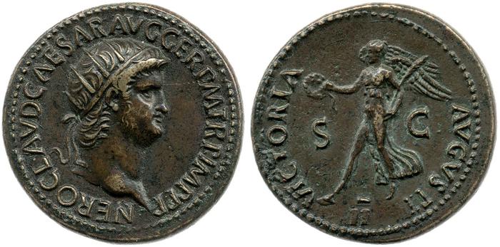 RIC I (second edition) Nero 196, реверс, bm