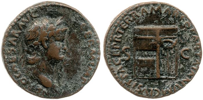 RIC I (second edition) Nero 300, реверс, bm