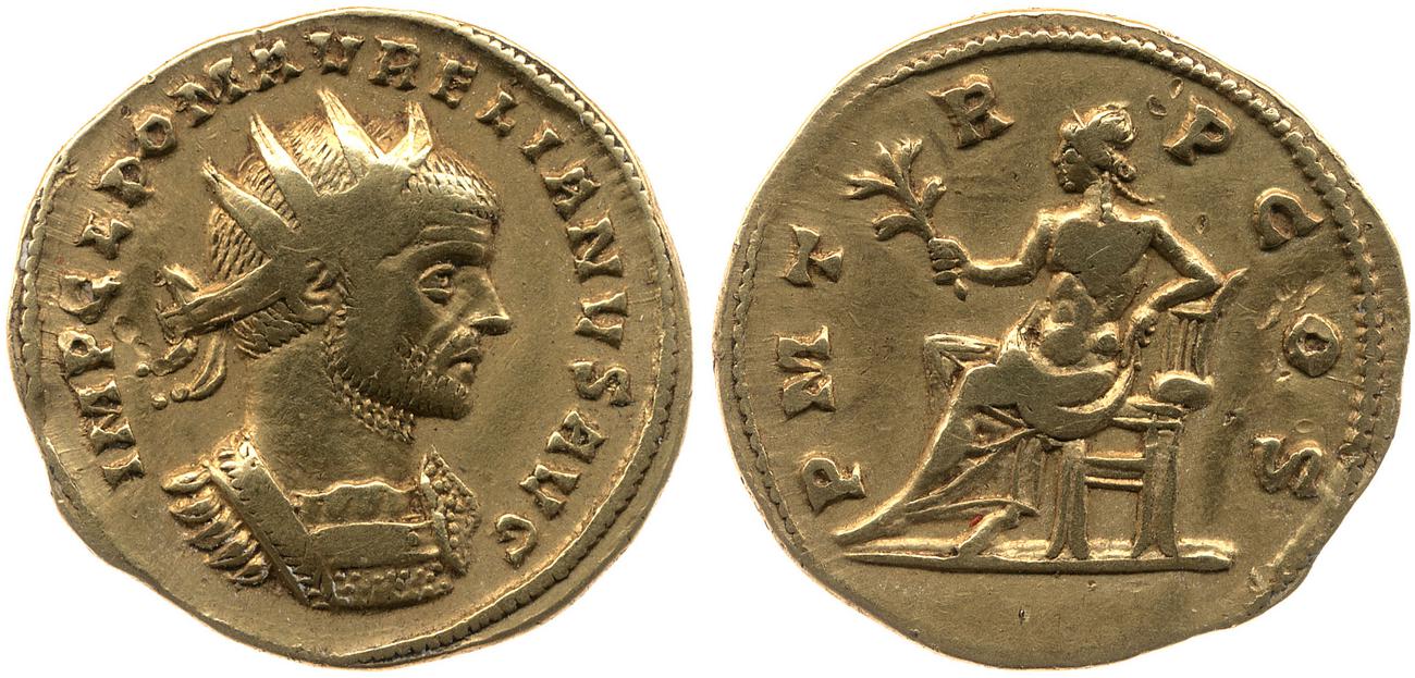 аверс RIC V Aurelian 157