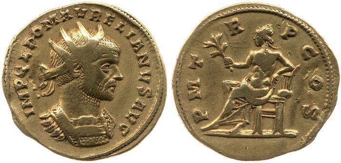 реверс RIC V Aurelian 157