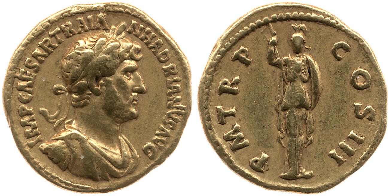 аверс RIC II, Part 3 (second edition) Hadrian 298