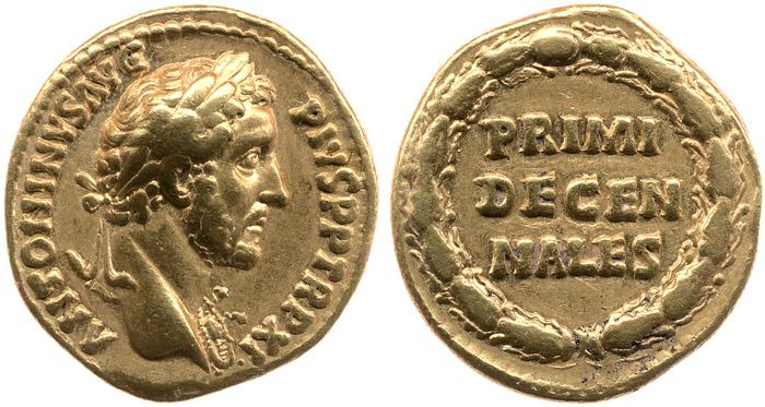 реверс RIC III Antoninus Pius 173