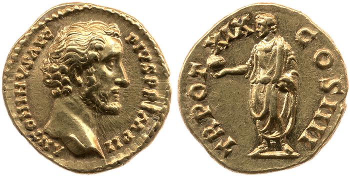 реверс RIC III Antoninus Pius 256b