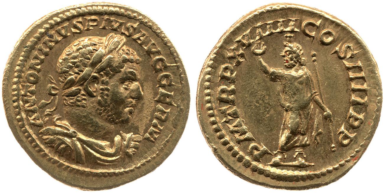 RIC IV Caracalla 280A, аверс, bm