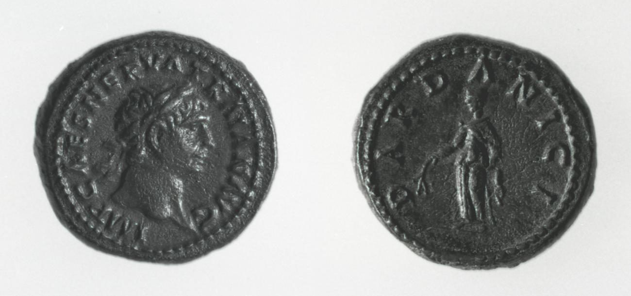 RIC II Trajan 704, аверс, bm