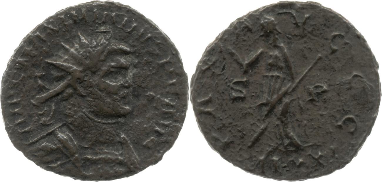 аверс RIC V Carausius issuing for Diocletian/Maximian 34