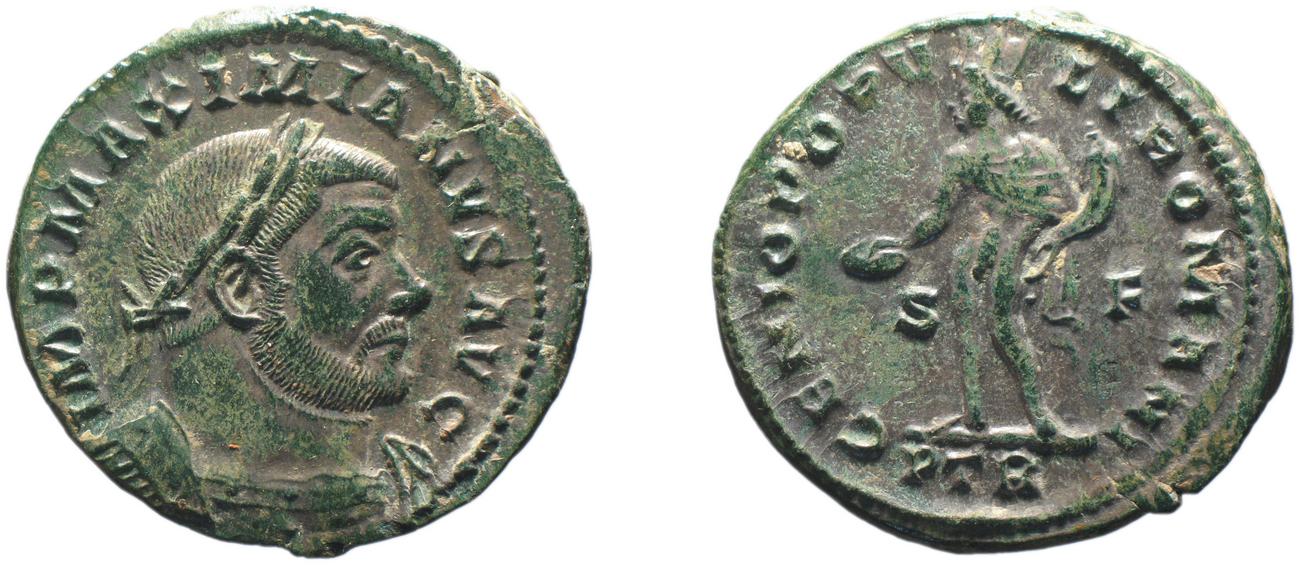 RIC VI Treveri 582b, аверс, bm