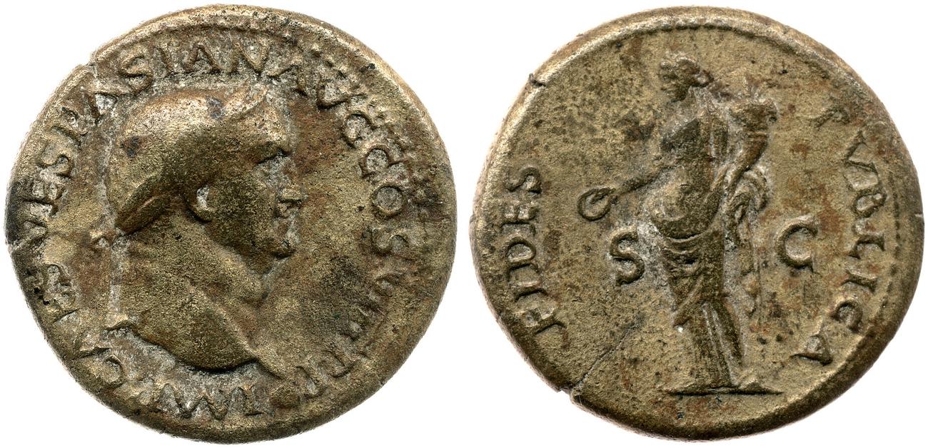 аверс RIC II, Part 1 (second edition) Vespasian 1210