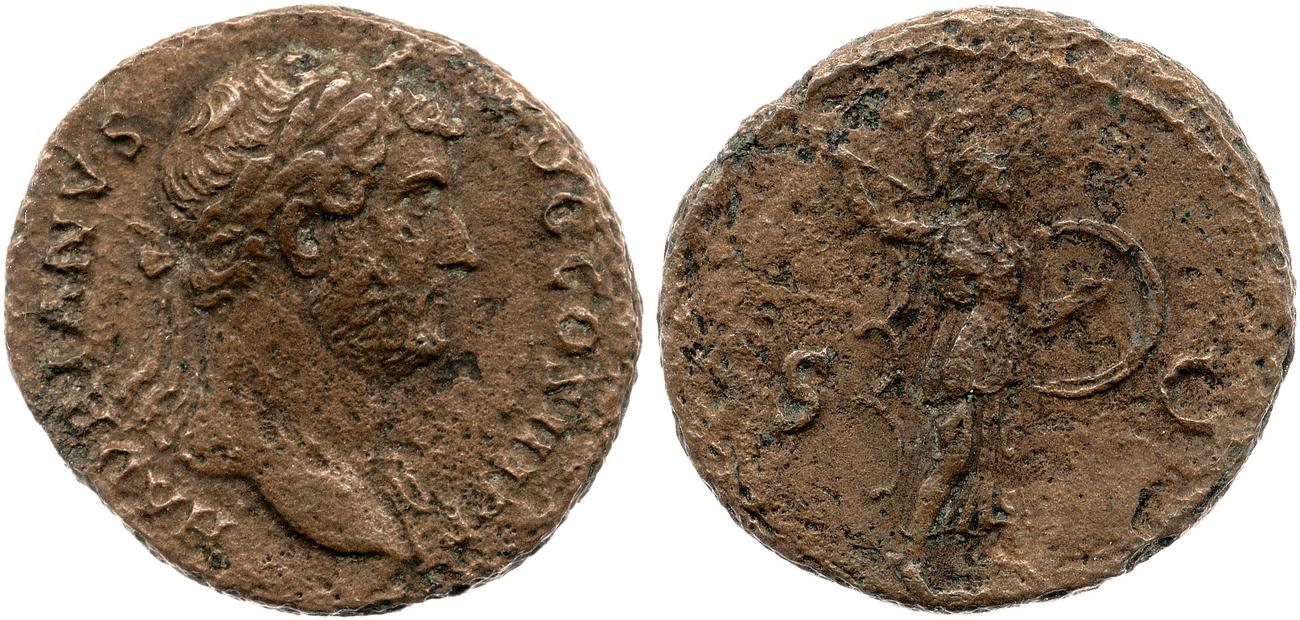 RIC II, Part 3 (second edition) Hadrian 2285, аверс, bm
