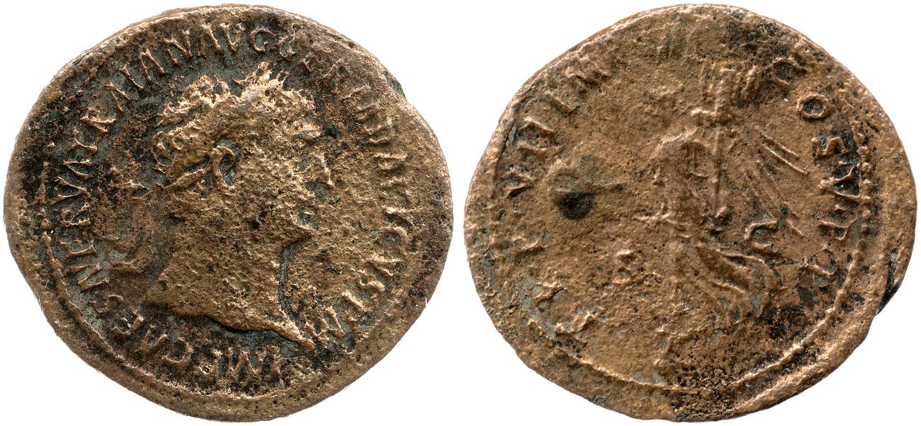 RIC II Trajan 456, аверс, bm