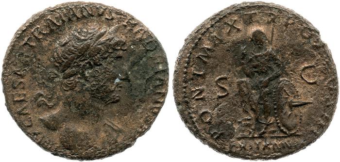 RIC II, Part 3 (second edition) Hadrian 242, реверс, bm
