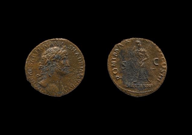 RIC II, Part 3 (second edition) Hadrian 242, реверс, bm