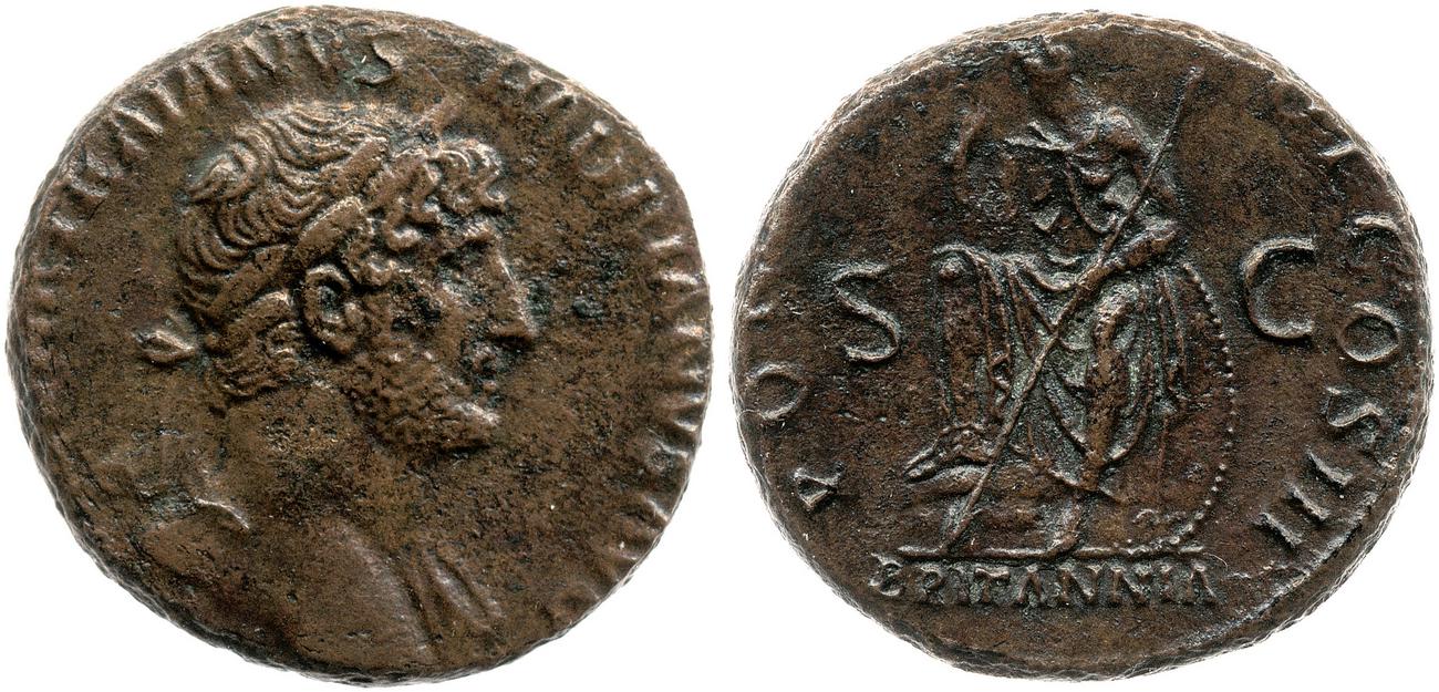 RIC II, Part 3 (second edition) Hadrian 241, аверс, bm
