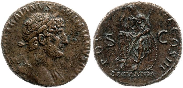 RIC II, Part 3 (second edition) Hadrian 241, реверс, bm