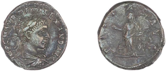 RIC IV Severus Alexander 293, реверс, bm