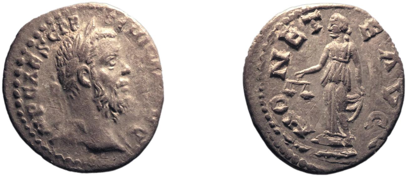 аверс RIC IV Pescennius Niger 66B