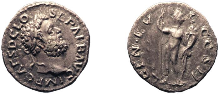 RIC IV Clodius Albinus 23B, реверс, bm