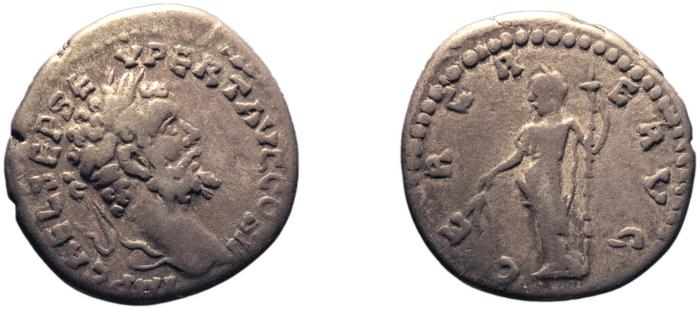 RIC IV Septimius Severus 370, реверс, bm