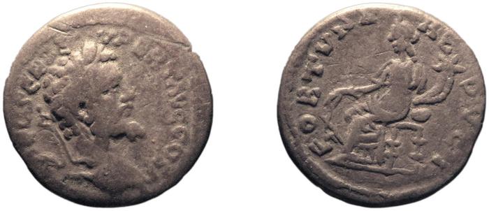 RIC IV Septimius Severus 381, реверс, bm