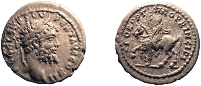 RIC IV Septimius Severus 415, реверс, bm