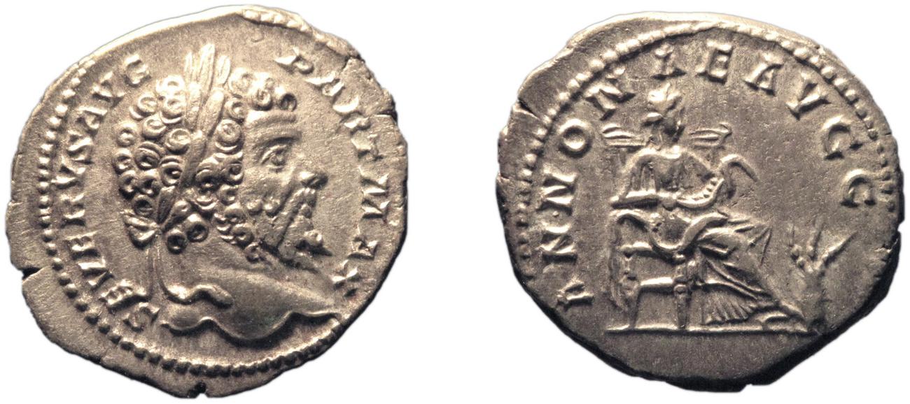 RIC IV Septimius Severus 156, аверс, bm