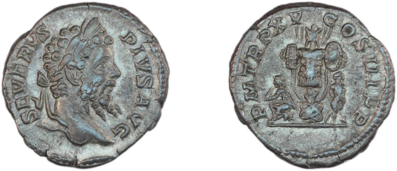 RIC IV Septimius Severus 214, аверс, bm