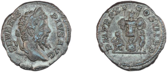 RIC IV Septimius Severus 214, реверс, bm