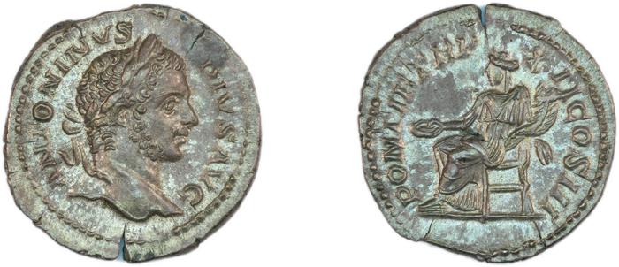 RIC IV Caracalla 111, реверс, bm