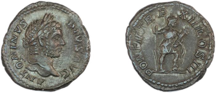 реверс RIC IV Caracalla 117A