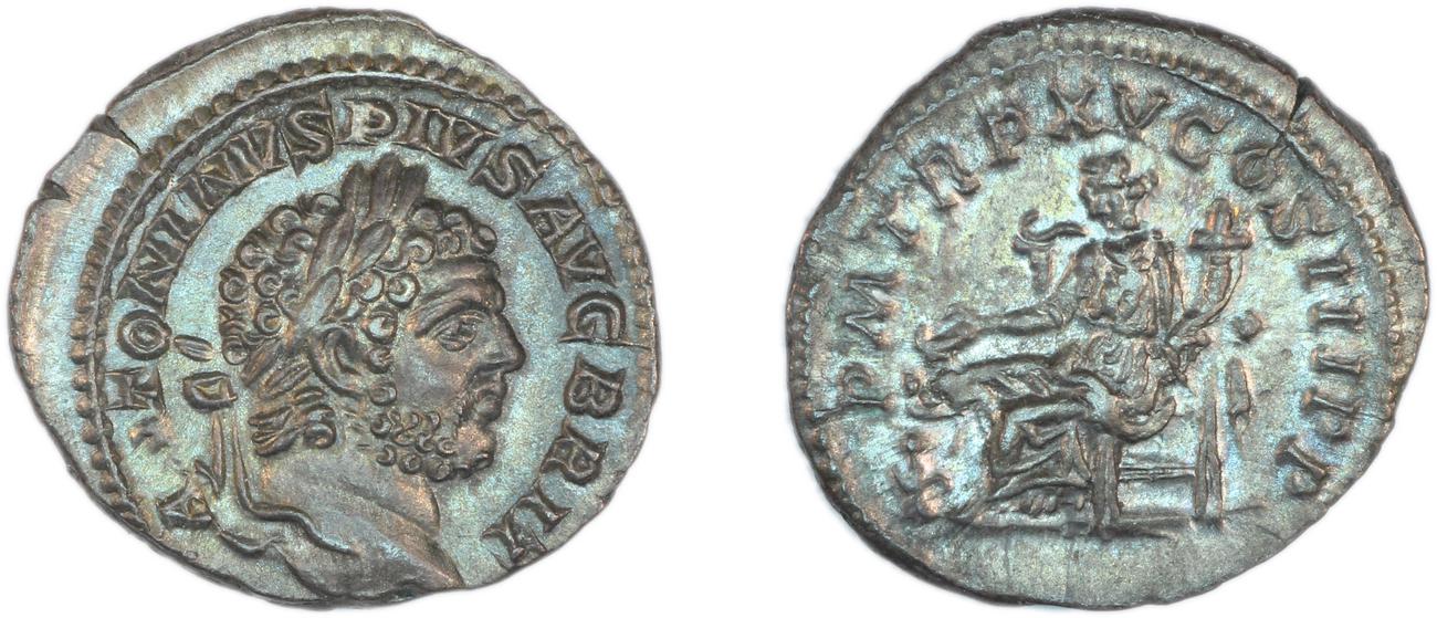 RIC IV Caracalla 196, аверс, bm