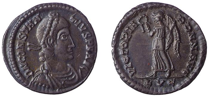 RIC VIII Lugdunum 210, реверс, bm