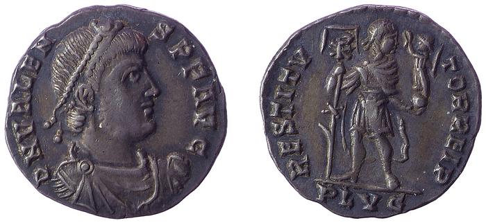 RIC IX Lugdunum 6H, реверс, bm